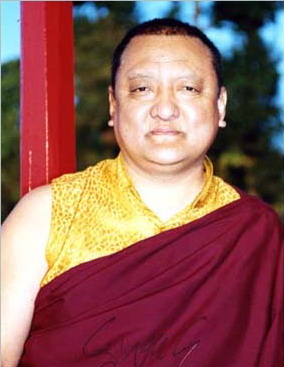 第十四世夏瑪巴仁波且恭賀南無第三世多杰羌佛