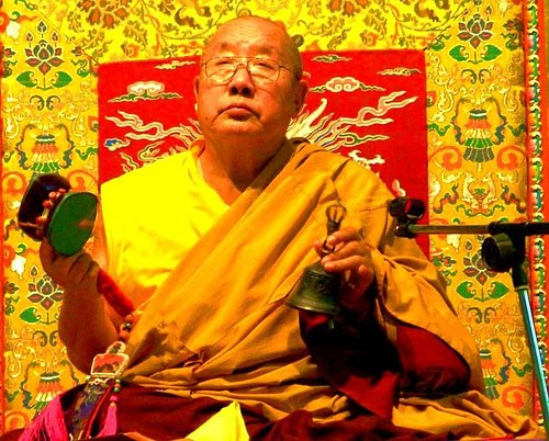 寧瑪巴貝諾法王恭賀第三世多杰羌佛